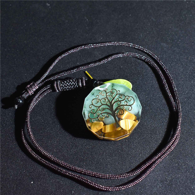 Tree of Life Orgonite Necklace