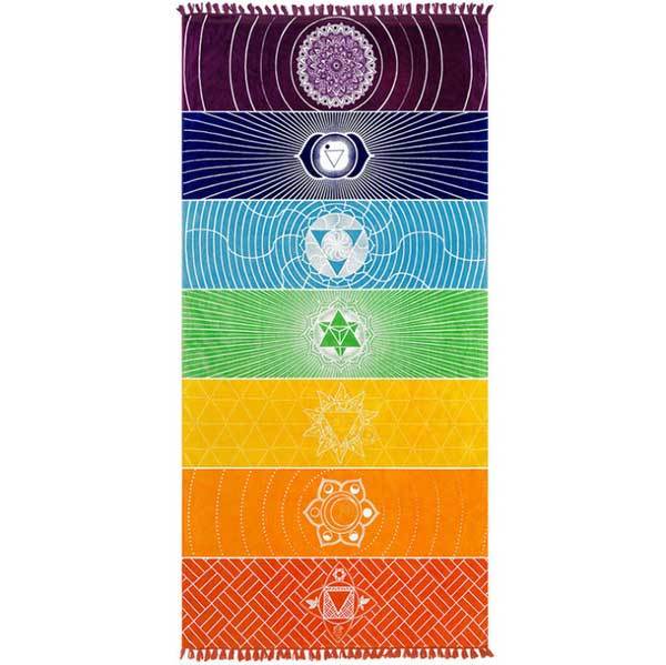 Unblock Your Energy with the 7 Chakra Yoga Mat - Perfect for Chakra Exercises and Meditation