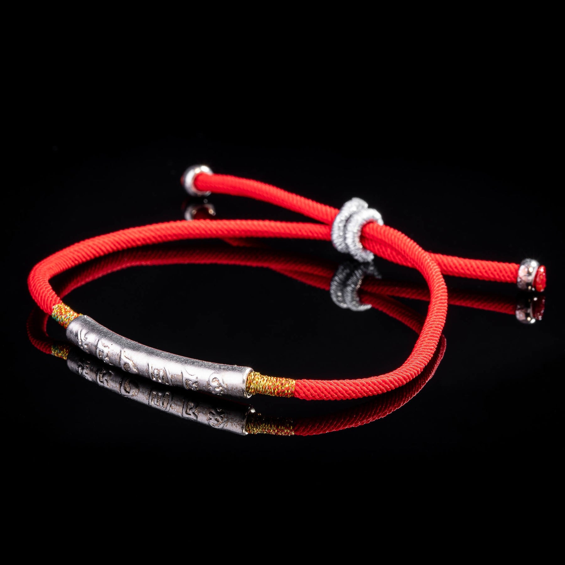 Dharma Blessings Tibetan Red String Bracelet