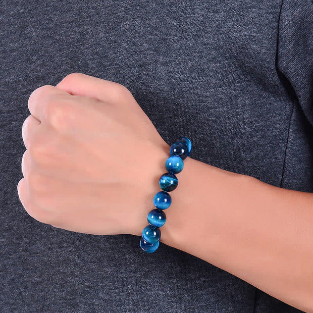 Heart of the Sea Blue Jade Feng Shui Bracelet