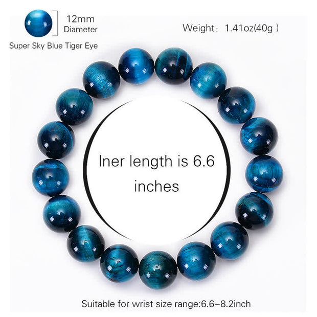 Heart of the Sea Blue Jade Feng Shui Bracelet