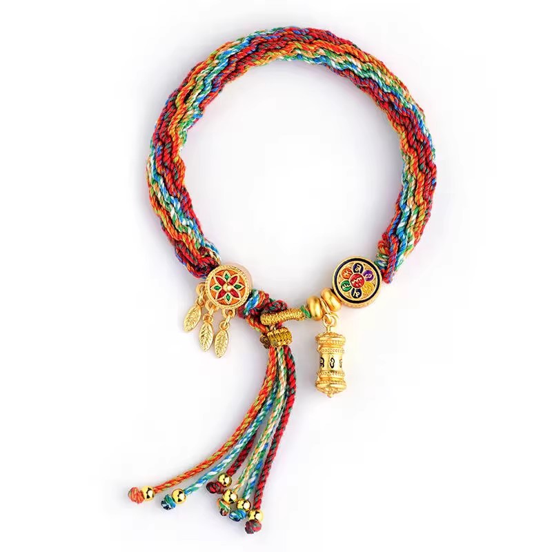 Tibetan Mantra Dreamcatcher Bracelet -Protection & Positive Energy