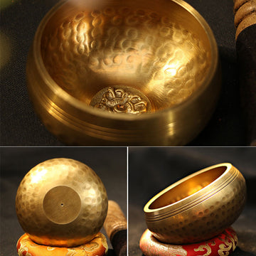 Snowland Heart Sound -Tibetan Handmade Meditation Sound Bowl Healing Set