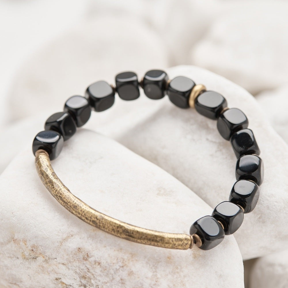 Grounding Obsidian Copper Healing Bracelet